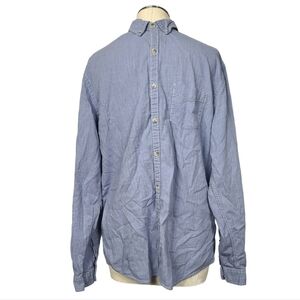 Tre Vero Three Truths Blue Long Sleeve Button Down Shirt Men's L